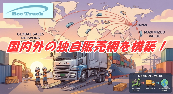 トラック 独自販売網